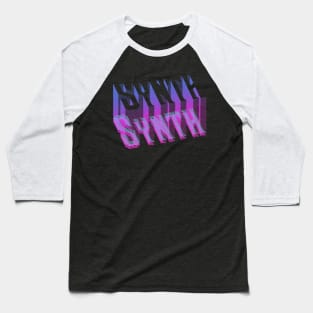 Synth retro vaporwave aesthetic Baseball T-Shirt